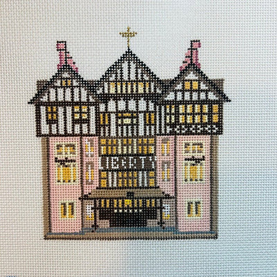 Liberty BR Storefront needlepoint canvas - Bargello Needlepoint