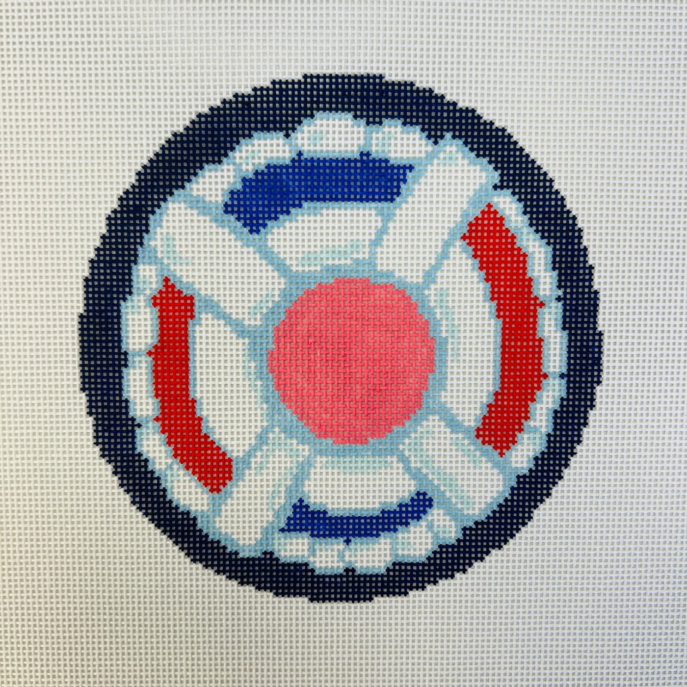 Lifesaver needlepoint canvas - Bargello Needlepoint