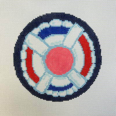 Lifesaver needlepoint canvas - Bargello Needlepoint