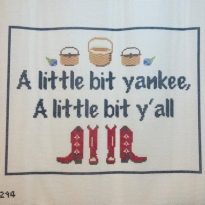 Little Bit Yankee,… needlepoint canvas - Bargello Needlepoint