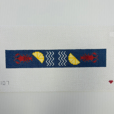 LOBSTER DINNER FOB needlepoint canvas - Bargello Needlepoint