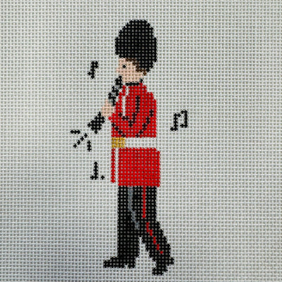 London Guard Needlepoint Canvas - Clarinet needlepoint canvas - Bargello Needlepoint