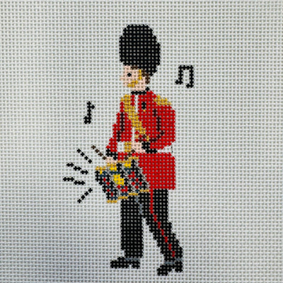 London Guard Needlepoint Canvas - Drums needlepoint canvas - Bargello Needlepoint