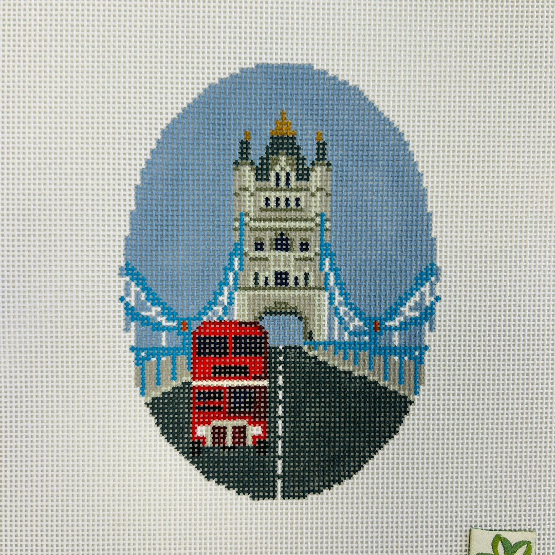 London Tower Bridge Needlepoint Canvas – Bargello Needlepoint