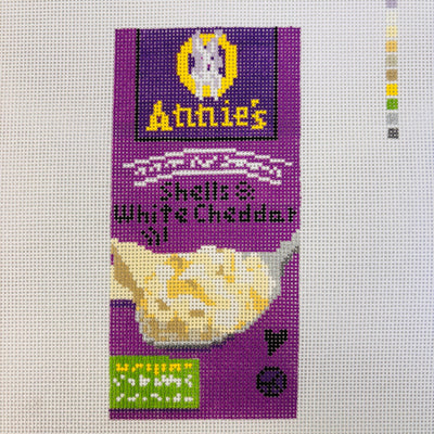 Mac & Cheese needlepoint canvas - Bargello Needlepoint