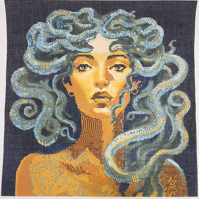 Medussa needlepoint canvas - Bargello Needlepoint
