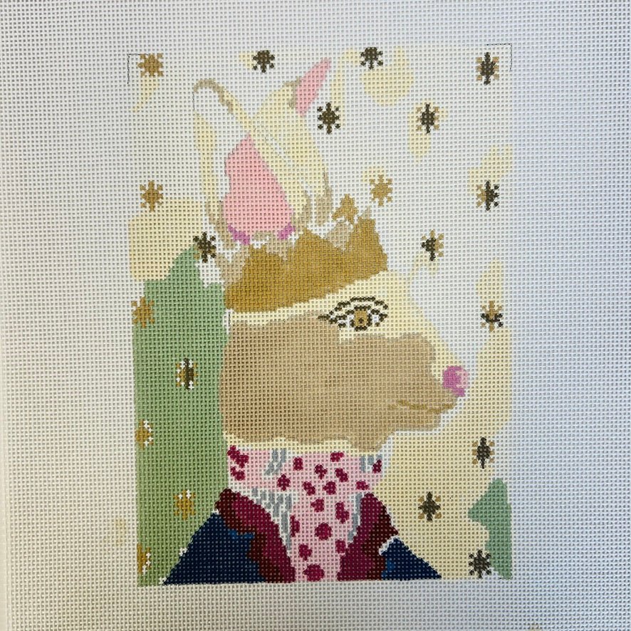 Menagerie Collection - Hare - 13 mesh needlepoint canvas - Bargello Needlepoint