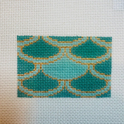Mermaid 2x3 Insert needlepoint canvas - Bargello Needlepoint