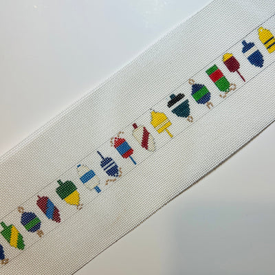 More Buoys Belt needlepoint canvas - Bargello Needlepoint
