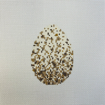 Northern Cardinal Egg needlepoint canvas - Bargello Needlepoint