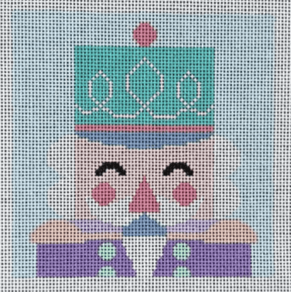 NUTCRACKER GREY needlepoint canvas - Bargello Needlepoint