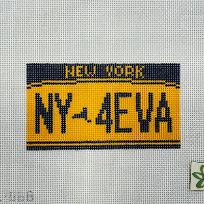 NY - 4EVA Ornament needlepoint canvas - Bargello Needlepoint