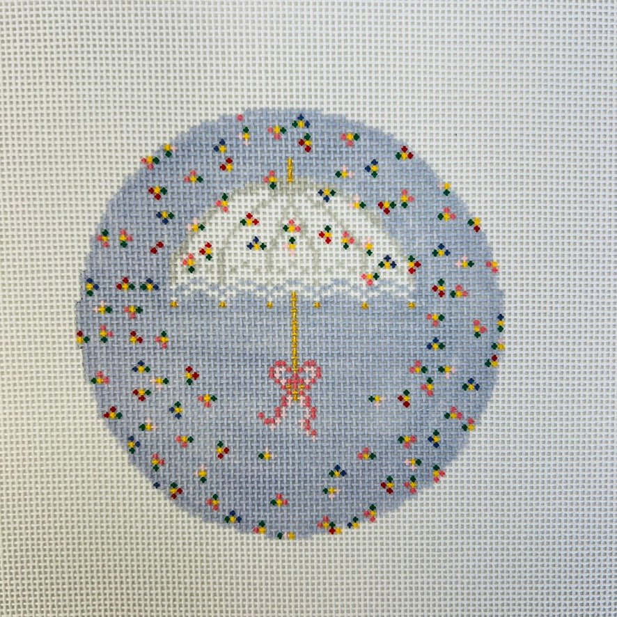 Parasol Ornament needlepoint canvas - Bargello Needlepoint
