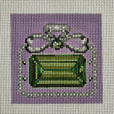 Peridot Gemstone needlepoint canvas - Bargello Needlepoint