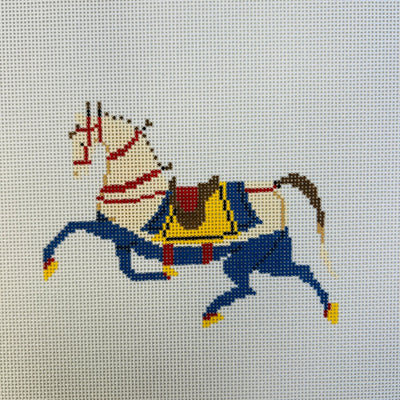 Petite Horse - Eloise needlepoint canvas - Bargello Needlepoint