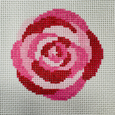 ROSE 4X4 needlepoint canvas - Bargello Needlepoint