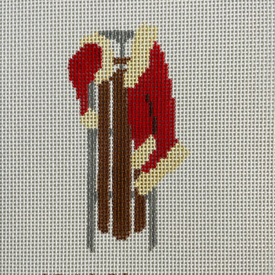 Santa Sled needlepoint canvas - Bargello Needlepoint