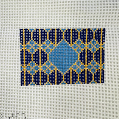 Sapphire 2x3 Insert needlepoint canvas - Bargello Needlepoint