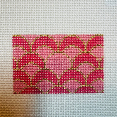 Scallop 2x3 Insert needlepoint canvas - Bargello Needlepoint