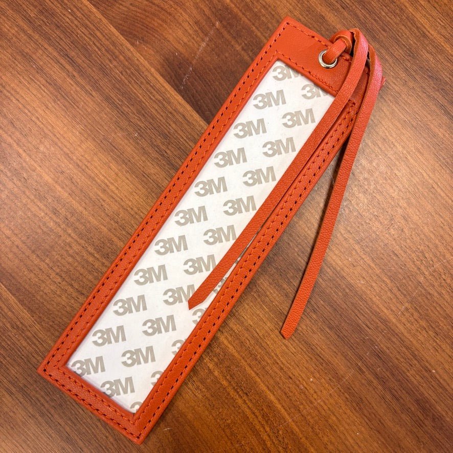 Self - Finish Leather Bookmark - Various Color Options needlepoint canvas - Bargello Needlepoint