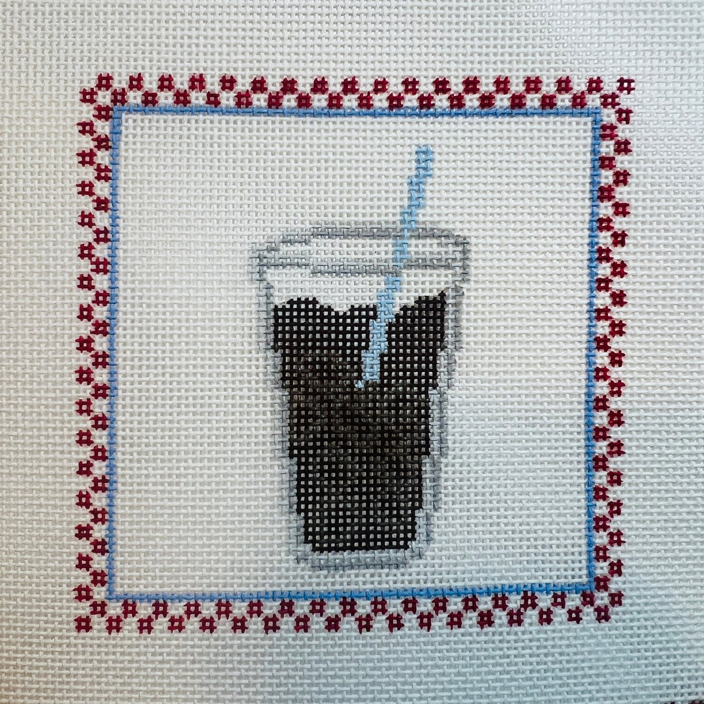 Soda needlepoint canvas - Bargello Needlepoint