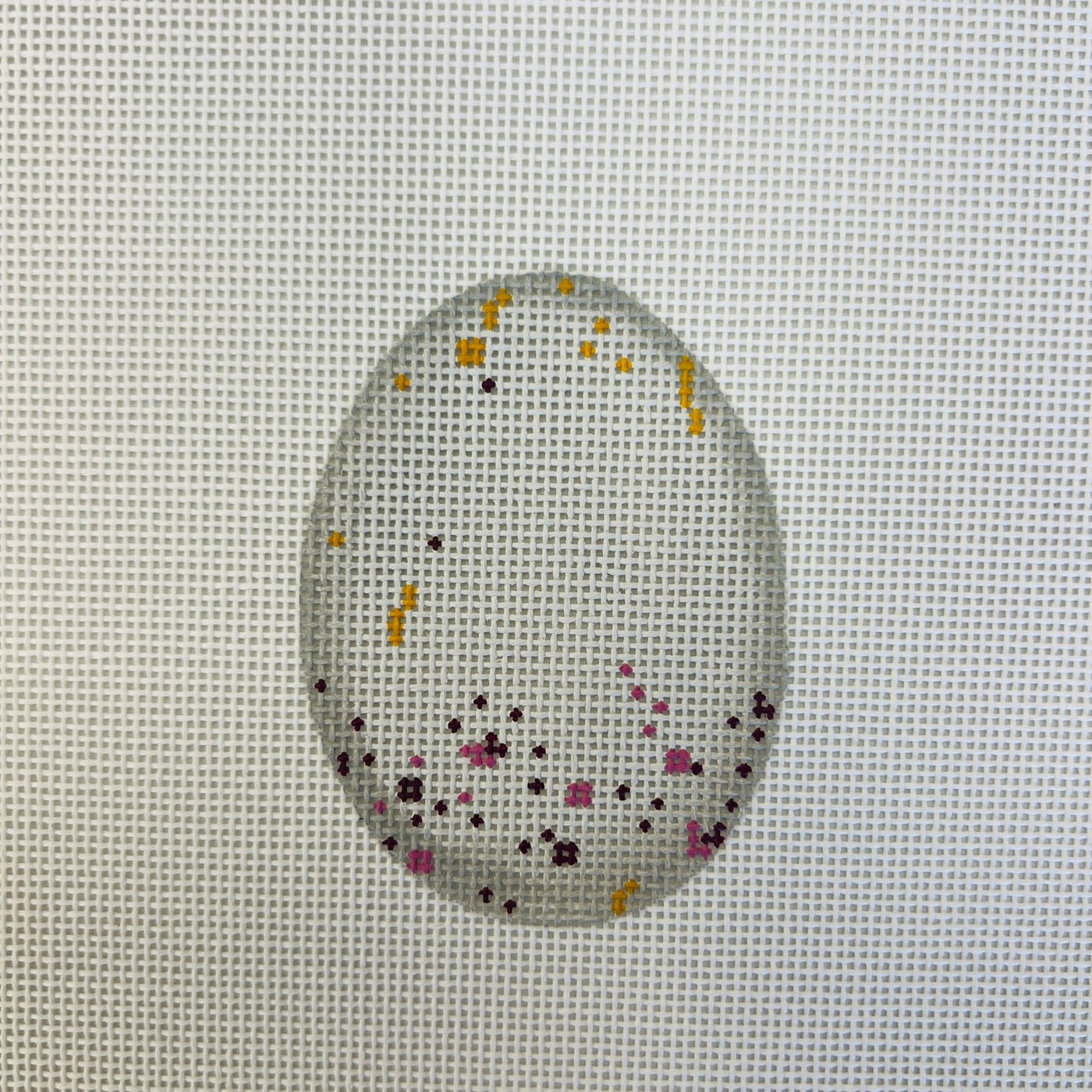 Storm Kestrel Egg needlepoint canvas - Bargello Needlepoint