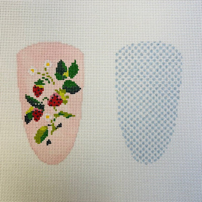 Strawberry Series - Scissors Case needlepoint canvas - Bargello Needlepoint