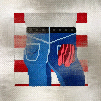 The Boss, Born in the USA needlepoint canvas - Bargello Needlepoint