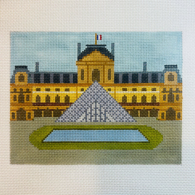 The Louvre needlepoint canvas - Bargello Needlepoint