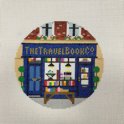 The Travel Book Co. Ornament needlepoint canvas - Bargello Needlepoint