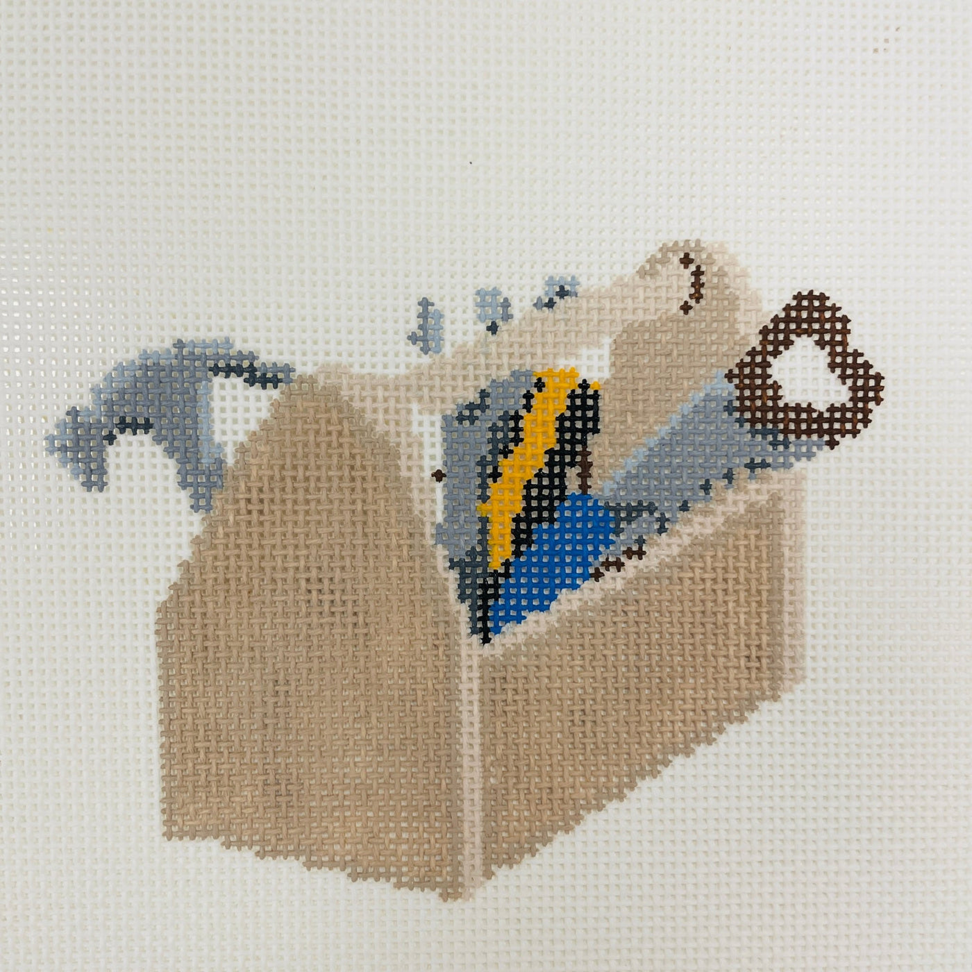Tool Box Ornament needlepoint canvas - Bargello Needlepoint