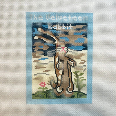 Velveteen Rabbit Book Cover needlepoint canvas - Bargello Needlepoint