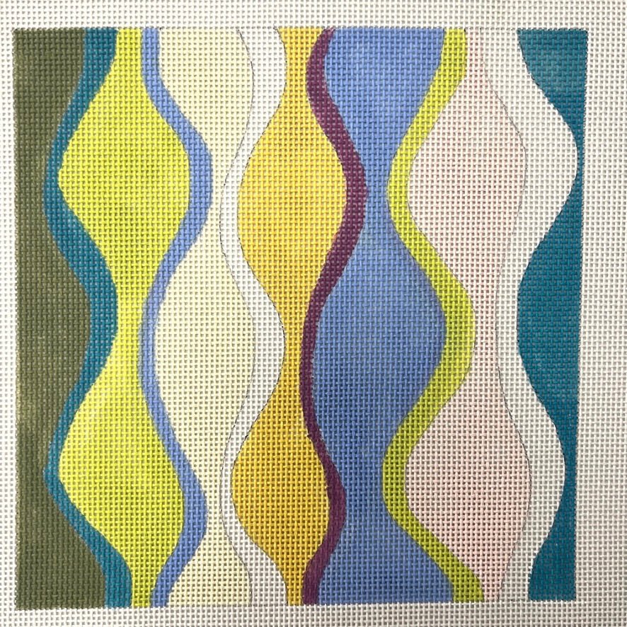 Wavy Harlequin Sm Needlepoint Canvas – Bargello Needlepoint