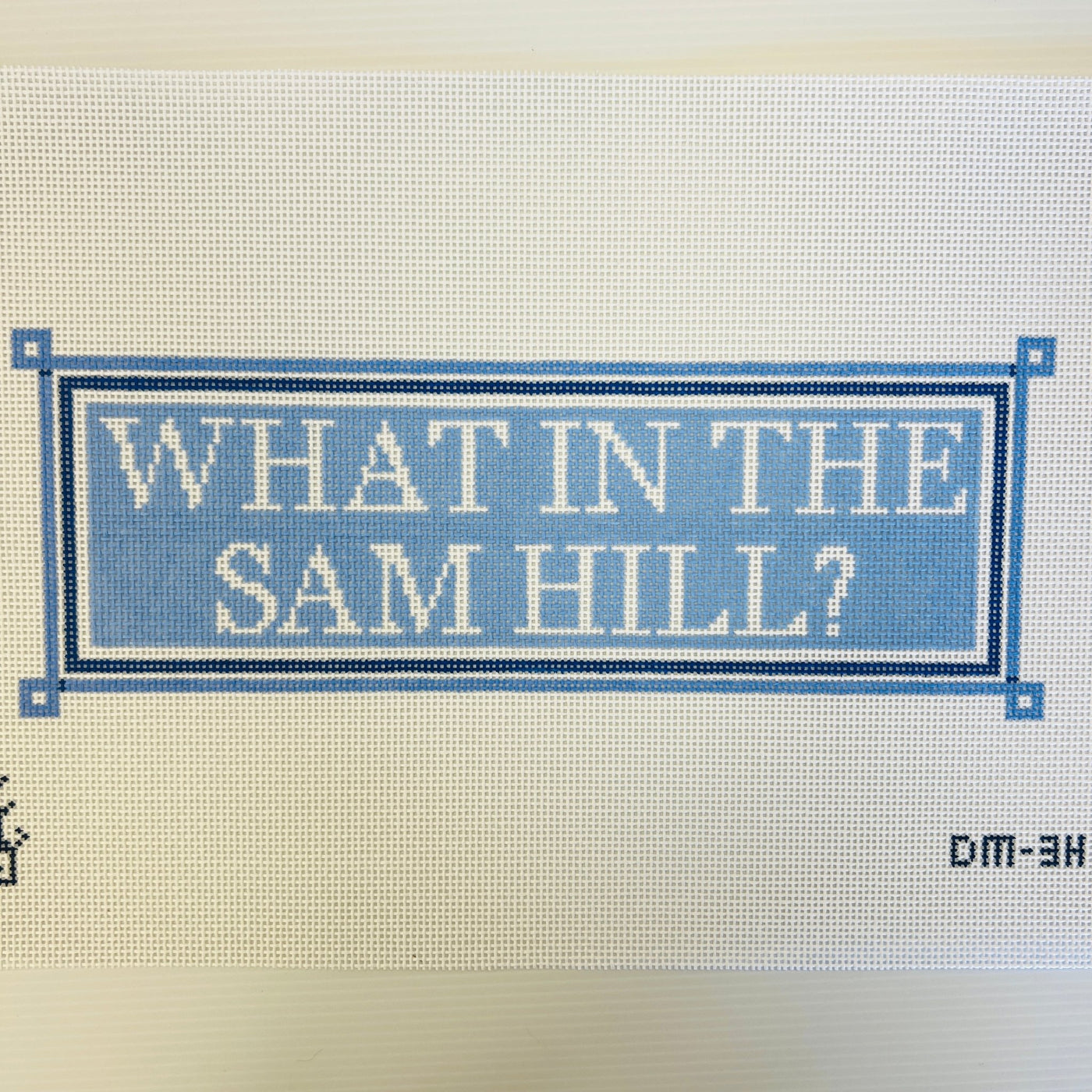 What the Sam Hill? needlepoint canvas - Bargello Needlepoint