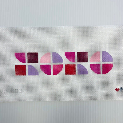 XOXO needlepoint canvas - Bargello Needlepoint