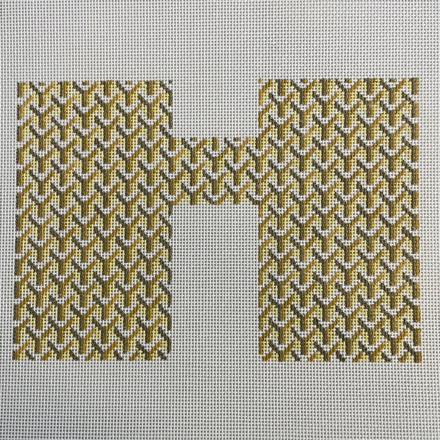 Y Pattern Clutch Front Tan Needlepoint Canvas – Bargello Needlepoint