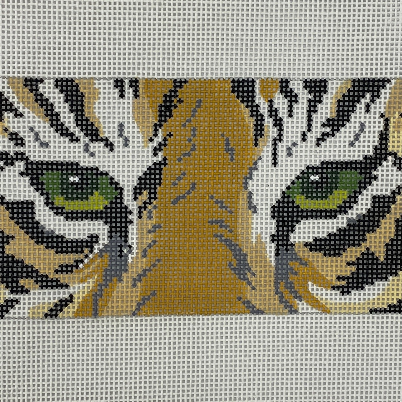 Tiger Eyes Size BB Needlepoint Canvas