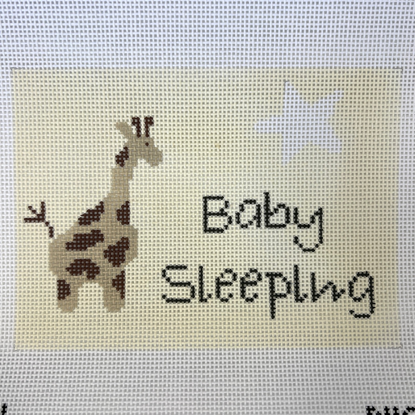 Giraffe baby sleeping
