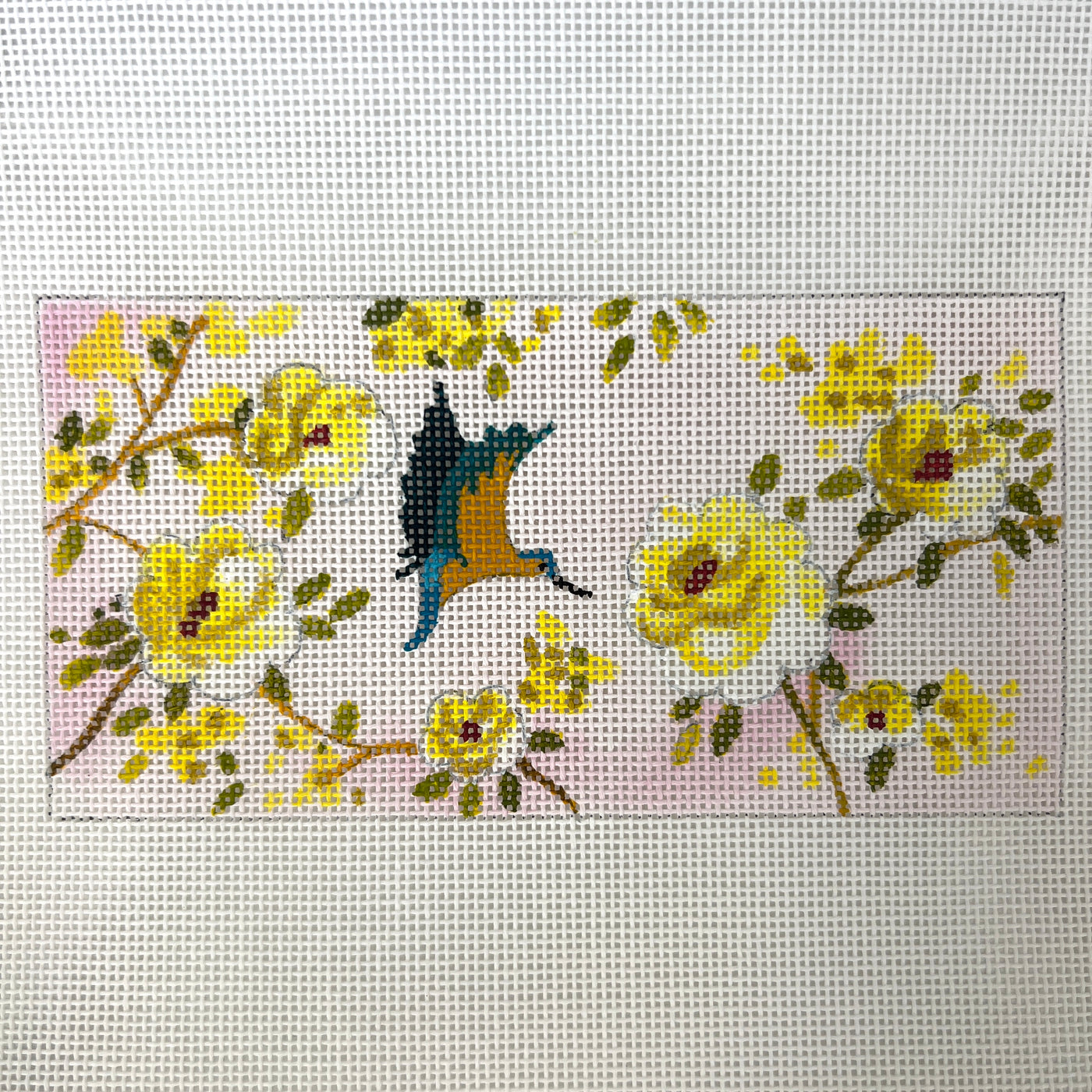Hummingbird Insert Needlepoint Canvas