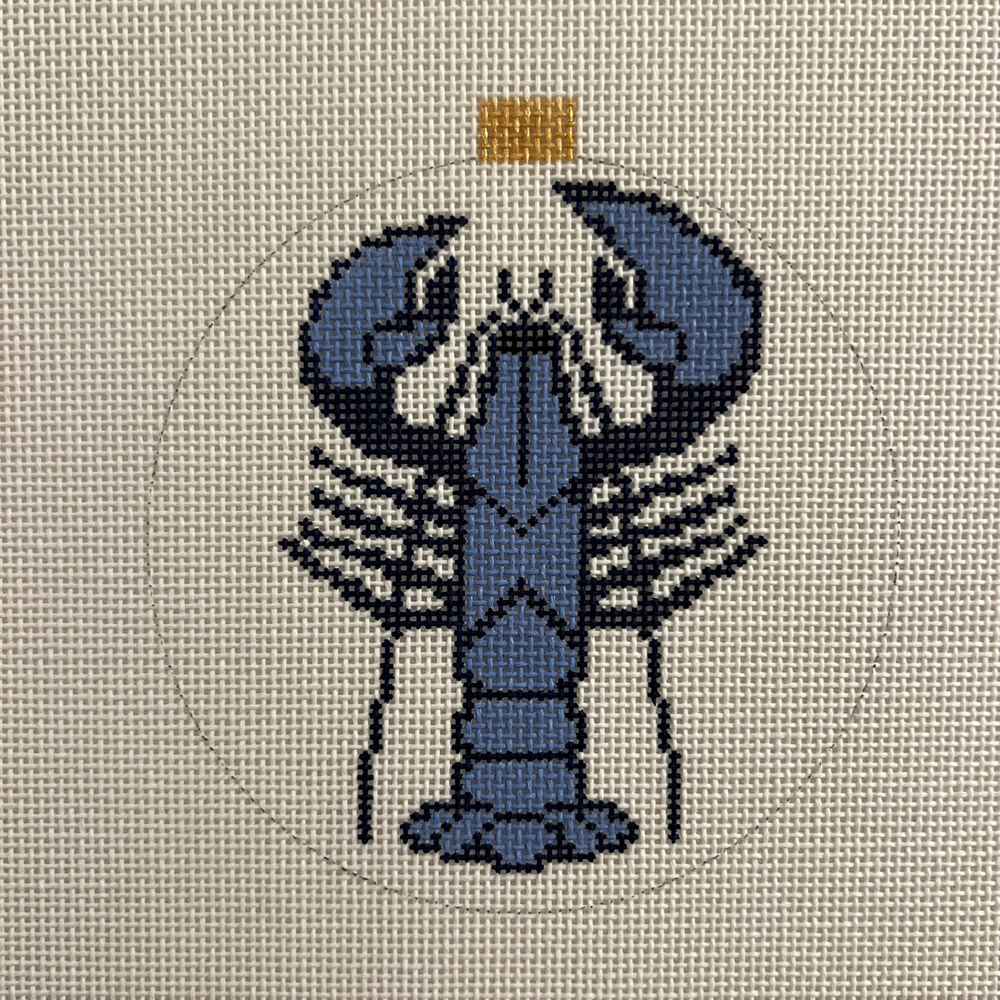Lobster Ornament - two colors available Needlepoint Canvas