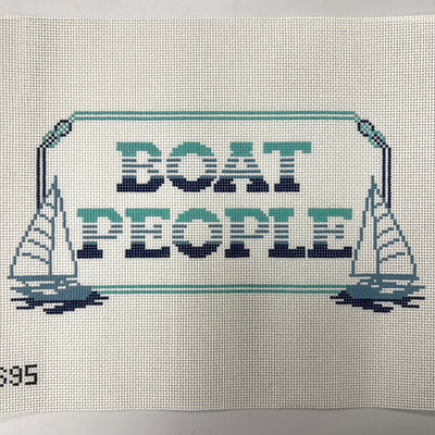 Boat People Needlepoint Canvas