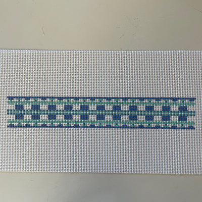 Rosemeade Delft Key Fob Needlepoint Canvas