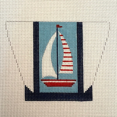 Sailboat Tote Needlepoint Canvas