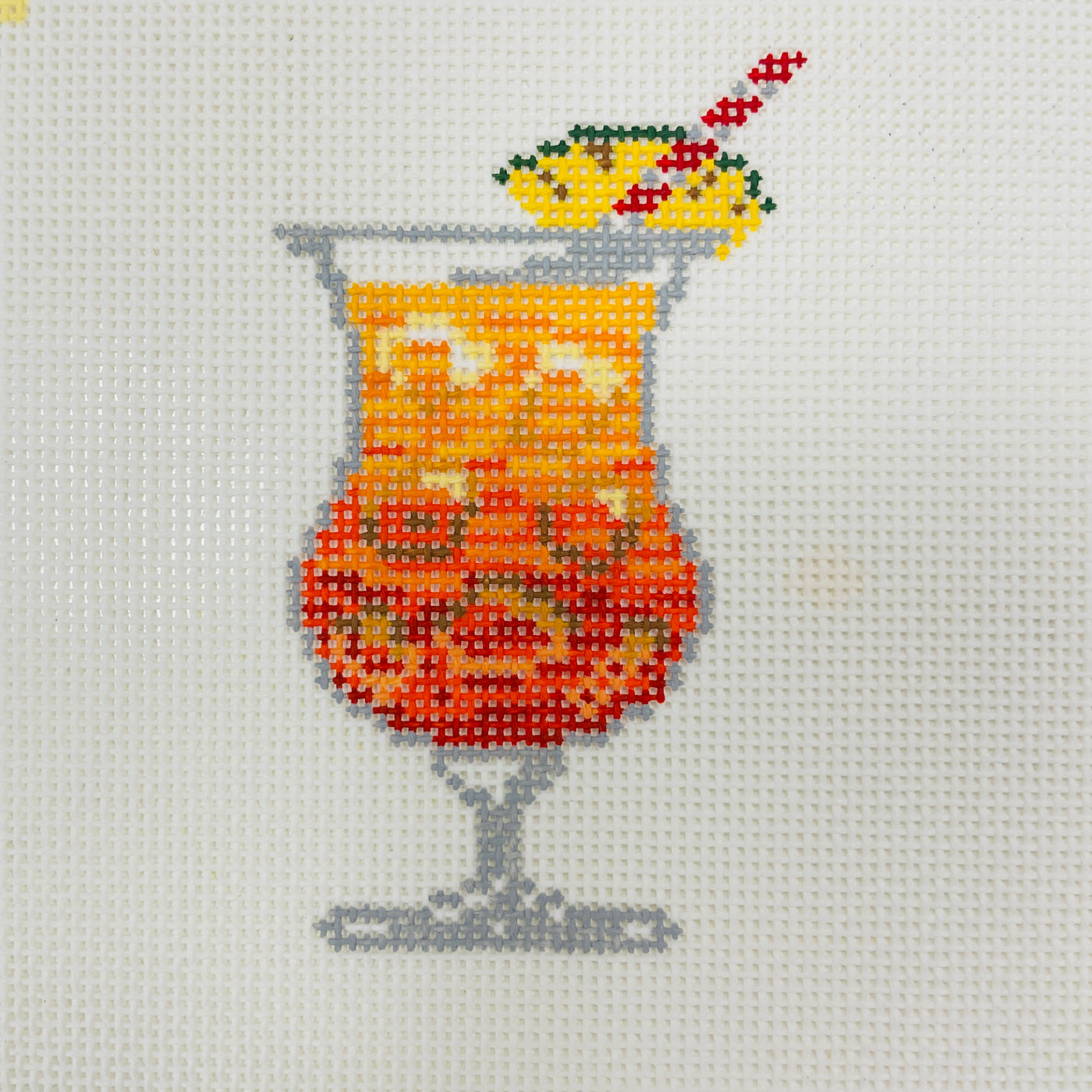 Rum Punch Needlepoint Canvas