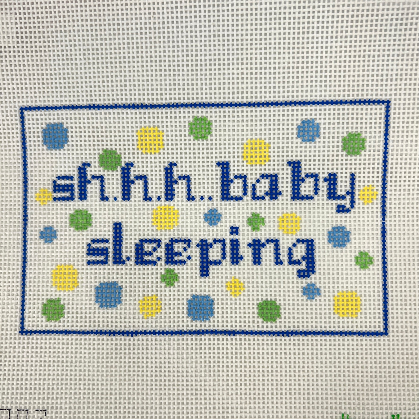 Shhh Baby Sleeping Polka Dots