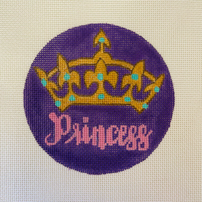 Princess Ornament Needlepoint Canvas