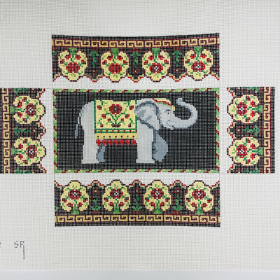 Elephant Brick Cover Needlepoint Canvas