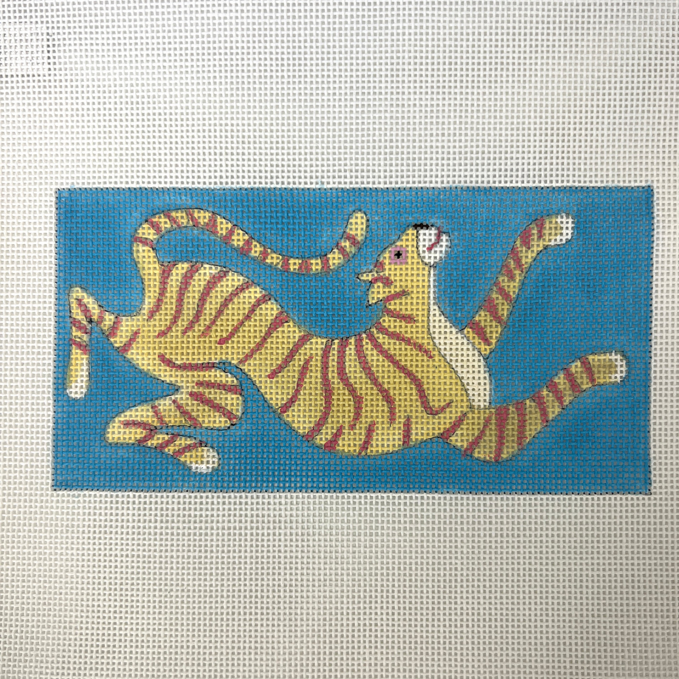 Whimsy Tiger Needlepoint Canvas