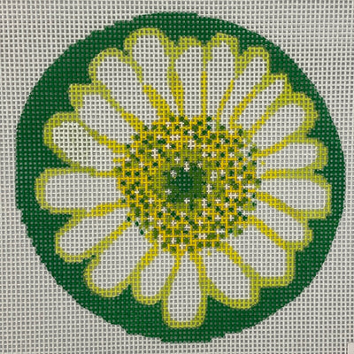 Daisy Ornament Needlepoint Canvas