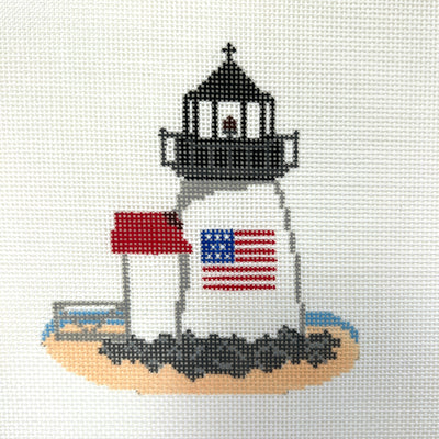 American Lighthouse Needlepoint Canvas